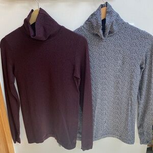 Pair of Athleta Women's Turtlenecks